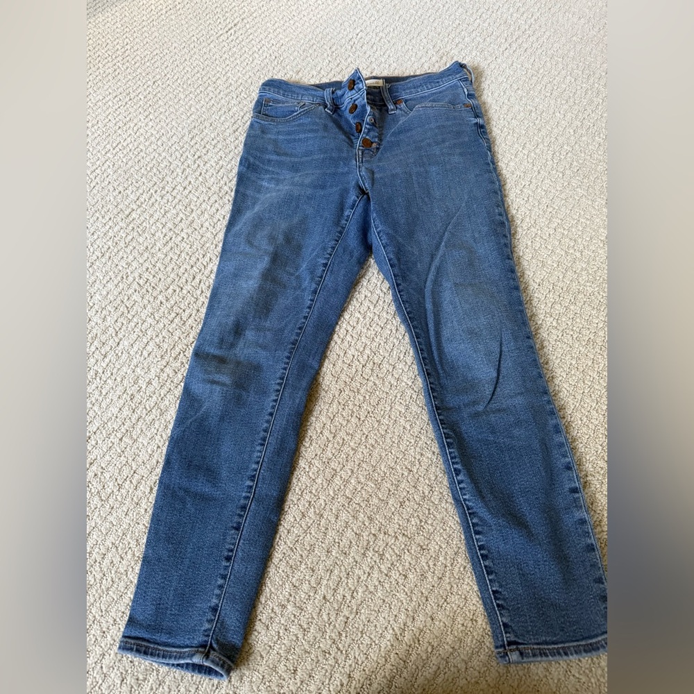 Madewell 9" MID-RISE SKINNY CROP / 28